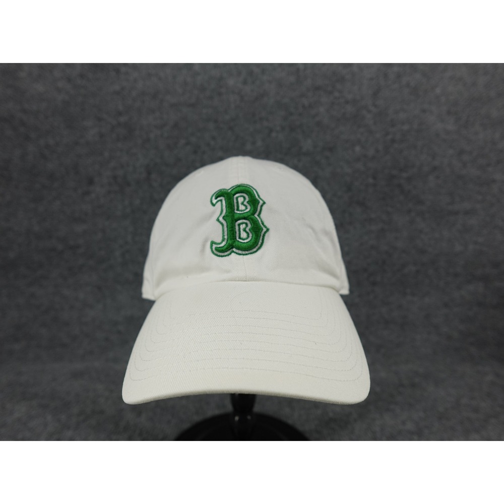 '47 Twins Boston Red‎ Sox Hat Unisex OSFA White St Patricks Day Shamrock B